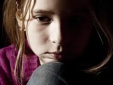 Children diagnosed with depression