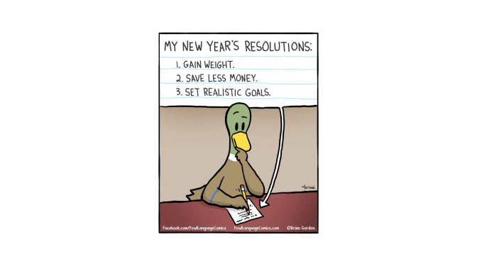 New Year’s Resolutions and loosening the ‘shoulds'